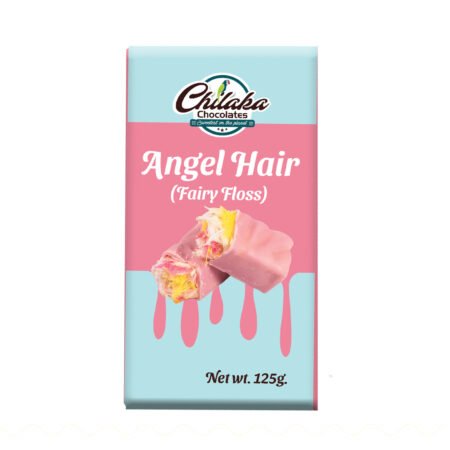 Angel Hair (Fairy Floss) in White Chocolate Bar