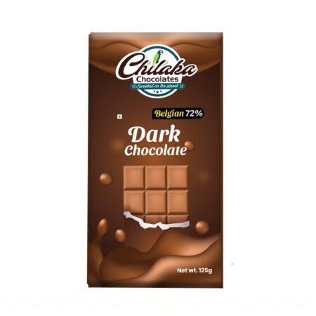 Belgian 72% Dark Chocolate Bar