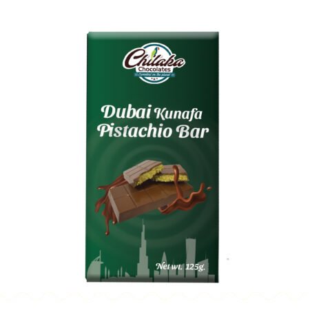 Dubai Chocolate – Kunafa Pistachio Bar