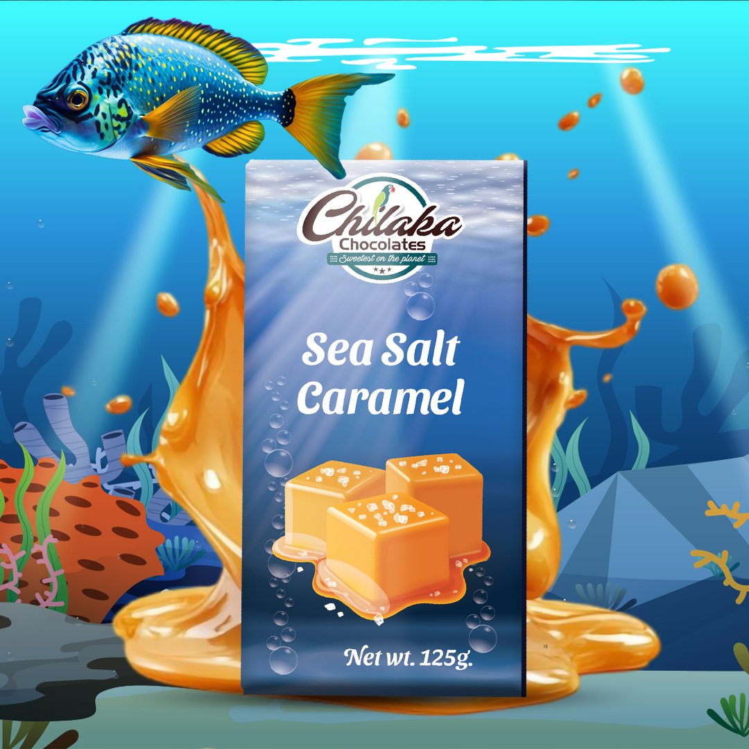 Sea Salt Caramel in Milk Chocolate Bar - Image 3