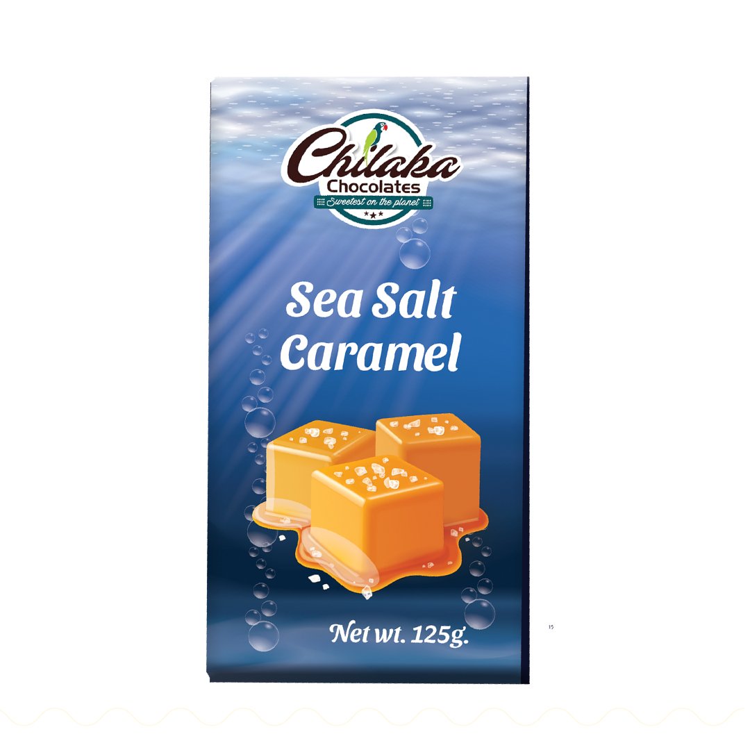Sea Salt Caramel in Milk Chocolate Bar