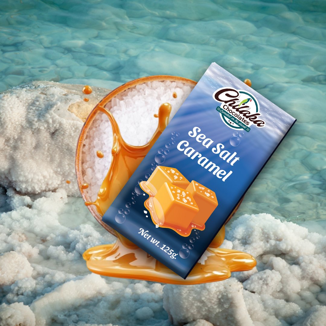 Sea Salt Caramel in Milk Chocolate Bar - Image 2